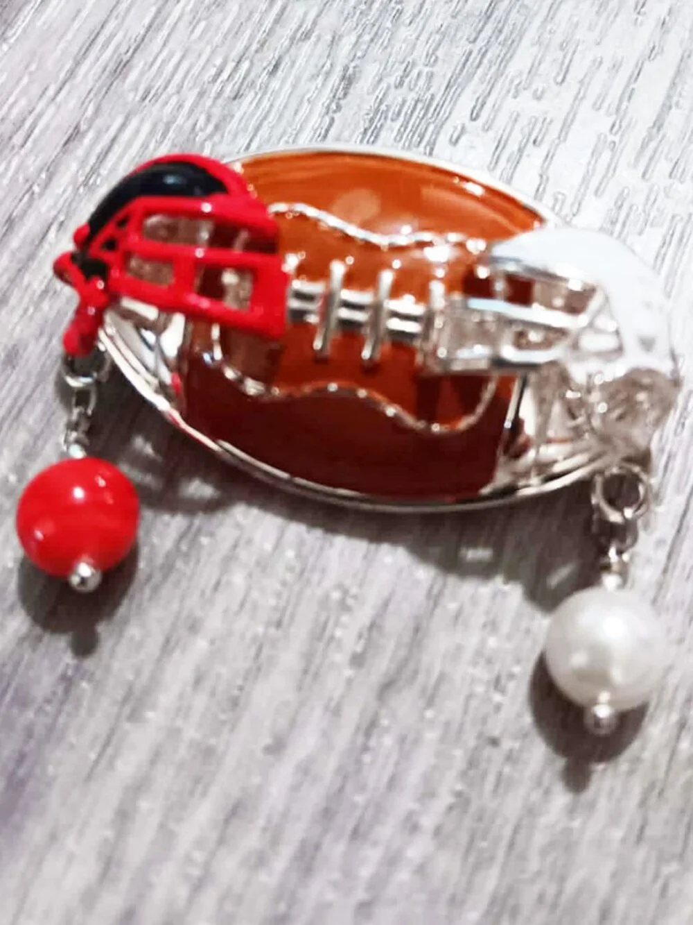 Cute Football Necklace